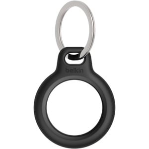 Black Secure Keyring Holder for AirTag