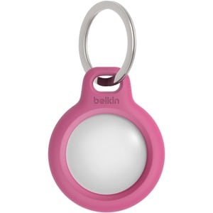 AirTag Pink Secure Holder Keyring