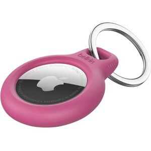 AirTag Pink Secure Holder Keyring
