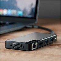 6-in-1 USB-C Fusion Max Hub in Space Grey