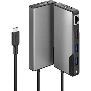 6-in-1 USB-C Fusion Max Hub in Space Grey