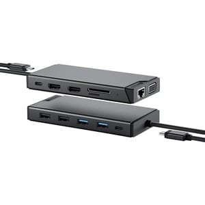 12-in-1 USB-C Mini Dock with Dual Display Support