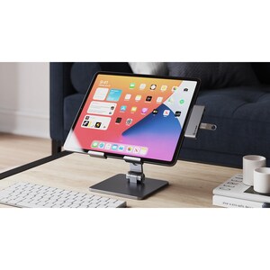 Foldable Desktop Tablet Stand - Grey