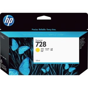 Yellow Ink Cartridge 728, 130ml