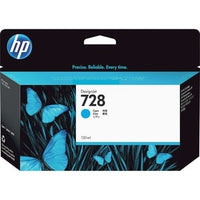 Cyan Ink Cartridge No 728, 130ml