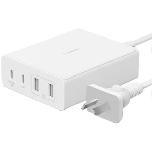 108W USB-C CHARGER GAN 4-PORT WHT 2M COR