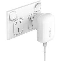 30W Wall Charger with USB-C to Lightning Cable