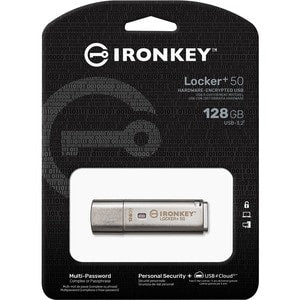 128GB USB 3.2 Locker+50 AES Flash Drive