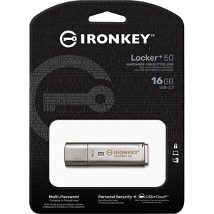 16GB USB 3.2 Locker+ 50 AES Flash Drive