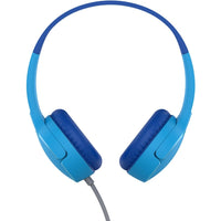 Mini On-Ear Headphones 85dB Volume Limiter Mic Control Soft Headband