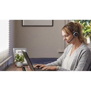 65 SE MS Stereo USB-A Headset with Stand, Wired PC Accessory