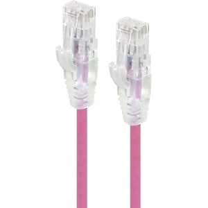 0.50M Pink Ultra Slim Cat6 Network Cable