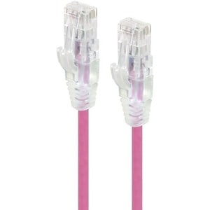 Ultra Slim Cat6 Network Cable, 3M - Pink