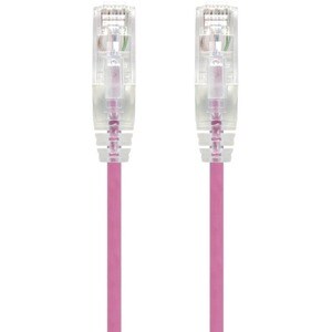 Ultra Slim Cat6 Network Cable, 5M, Pink