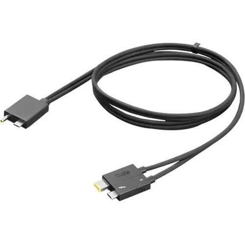 Lenovo - Lenovo TBT4 WST Combo Passive Cable 0.7m Thunderbolt 4 Workstation Dock Split Cable