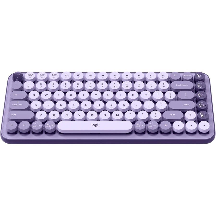 Mechanical Keyboard Lavender Pop Keys Desk Aesthetic Emoji Keys Personalized Keys