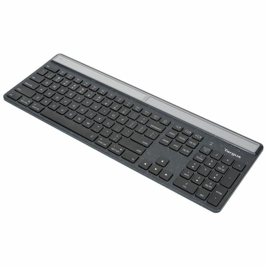 Wireless Keyboard DefenceGuard Solar Eco-Friendly Bluetooth Antimicrobial Full-Size Keyboard