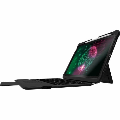 Stm - Stm Bluetooth Keyboard Case with Rugged Bump Protection, Apple Pencil 1 Storage, Trackpad for iPad 10th Gen