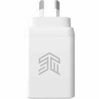 35W Power Adapter with 2 USB-C Ports, White