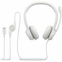 USB Digital Headset - Off White, PC Headset/Microphone Combo