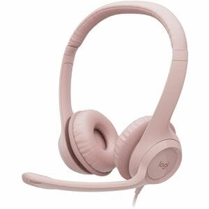 USB Digital Headset - Rose, PC Microphone Combo, Business Accessory