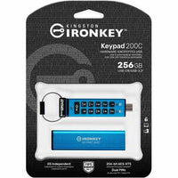 256GB USB-C IronKey Keypad 200C FIPS Level Flash Drive