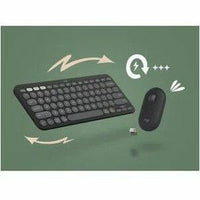 Pebble 2 Combo - Tonal Graphite Keyboard and Mouse Set