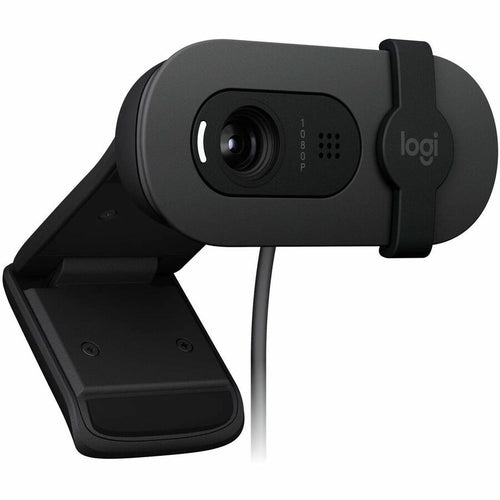 Logitech - Logitech BRIO 100 Full HD Webcam Auto-Light Balance Built-in Mic Privacy Shutter