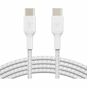 USB-C to USB-C Cable, 1M, White, 2-Pack