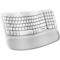 Ergonomic Wave Keys Keyboard - Off White