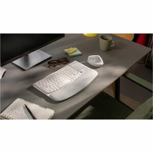 Ergonomic Wave Keys Keyboard - Off White