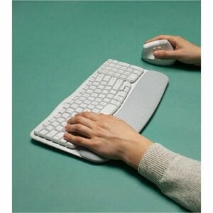 Ergonomic Wave Keys Keyboard - Off White