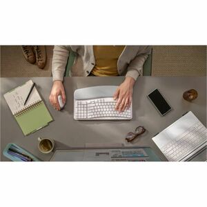 Ergonomic Wave Keys Keyboard - Off White