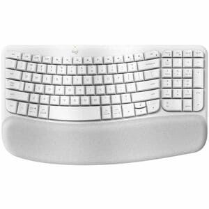 Ergonomic Wave Keys Keyboard - Off White