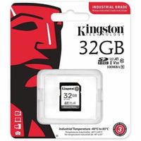 32GB Industrial SDHC Memory Card, C10, U3, -40C to 85C