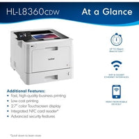 Single Function Colour Laser Printer Model HLL8360CDW