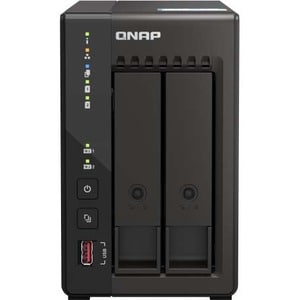 2-Bay 8GB SOHO NAS TS-253E Dual 2.5GbE, NVMe SSD cache, HDMI Outputs