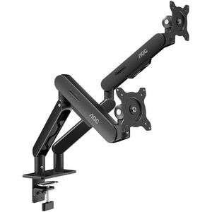 Dual Monitor Desk Arm, Silver