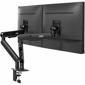 Dual Monitor Desk Arm, Silver