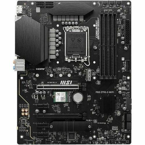 Motherboards - Msi PRO Z790-S WIFI DDR5 Extended Heatsink M.2 Shield Frozr Motherboard