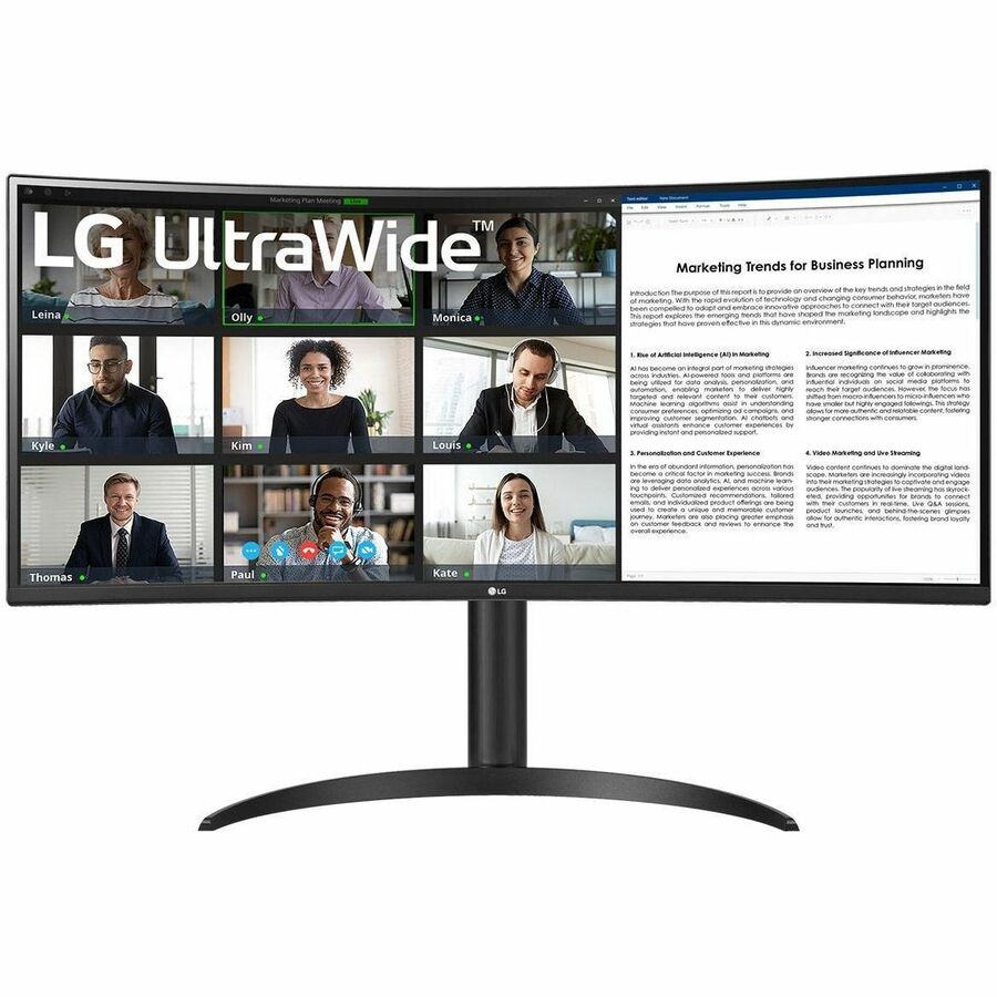 34WR55QC 34" QHD 100Hz Curved Monitor