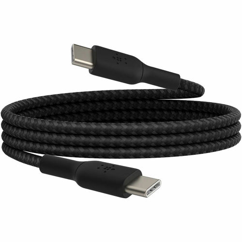 belkin - Belkin Boostcharge 15cm USB-C to USB-C Braided Data Transfer Cable