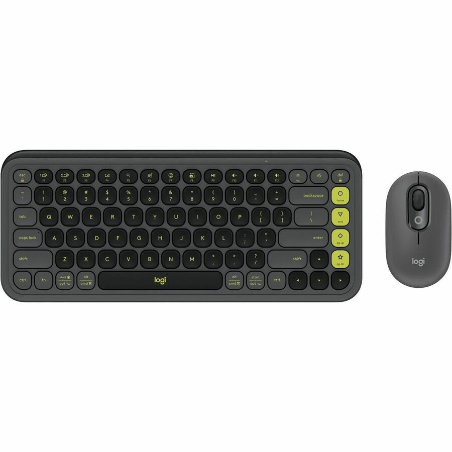 POP ICON Combo Bluetooth Keyboard and Mouse - GRAPHITE, Stylish and Customizable for Confidence - Astro - 2pc