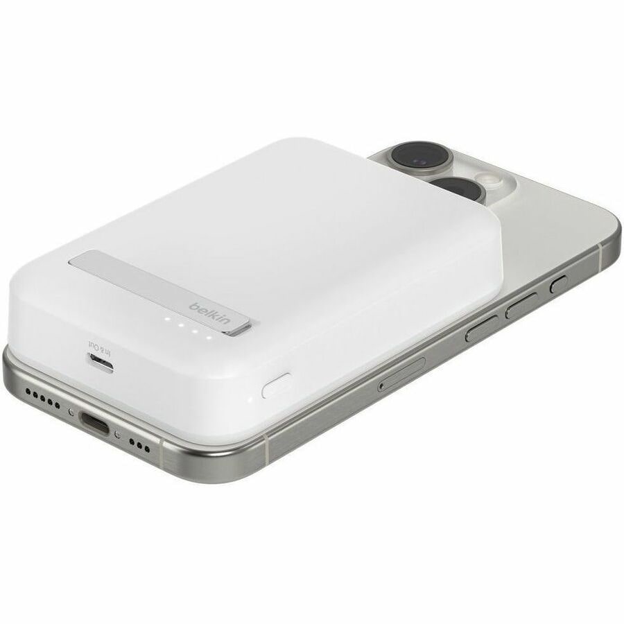 BOOSTCHARGE 10K 15W Qi2 Wireless Power Bank White