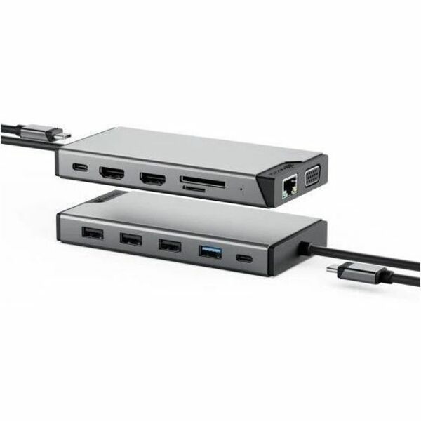 12-IN-1 Triple Display Compact Dock USB-C/A Adapter