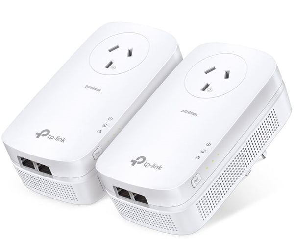 AV2000 Powerline Kit with Dual Gigabit LAN Adapters