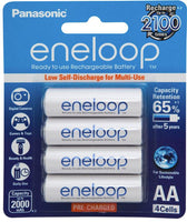 Eneloop AA 2000mAh Rechargeable Batteries 4 Pack