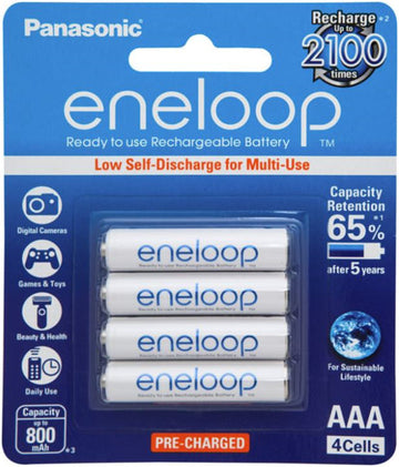 Eneloop AAA 800mAh Rechargeable Batteries 4 Pack