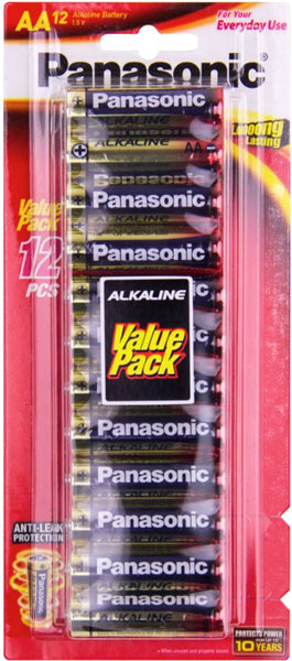 AA Alkaline Battery 1.5v 12 Pack