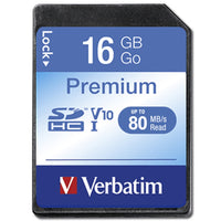 Premium SDHC Class 10 16GB Memory Card